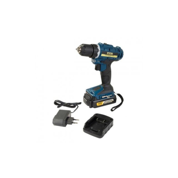 ryobi 18v li-ion starter kit driver drill 10mm - incl battery  charger - xd-180